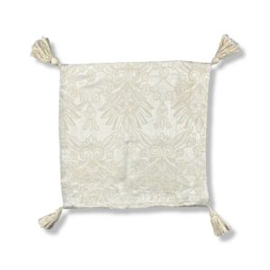 Cream Silk Cushion Cover