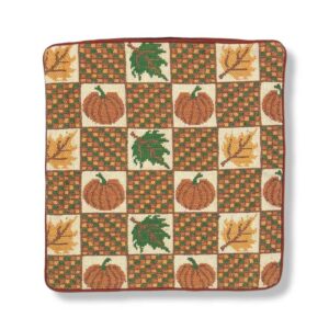 Pumpkin Jacquard Cushion Cover