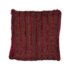 Red Woolly Small Cushion Cover