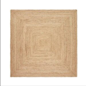 Square Jute Braided Mat