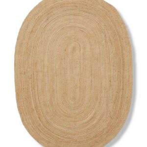 Oval Jute Braided Mat