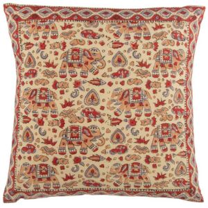 Elephant Bagru Cushions Cover