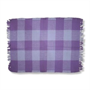 Lilac Check Napkins
