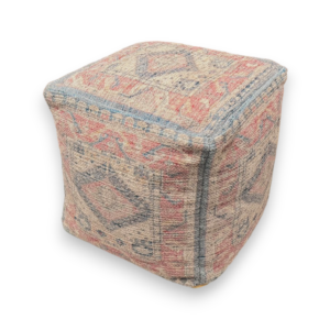 Pastel Printed Pouffe