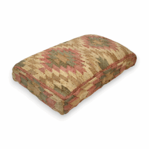 Pastel Kilim Long Pouffe